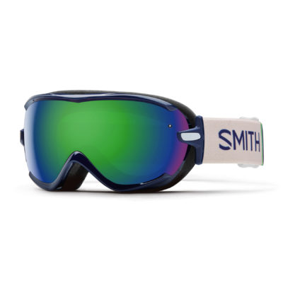 Women's Smith Goggles - Smith Virtue Spherical Goggles. Midnight Brighton - Green Solex Women's Smith Goggles - Smith Virtue Spherical Goggles. Midnight Brighton - Green Solex